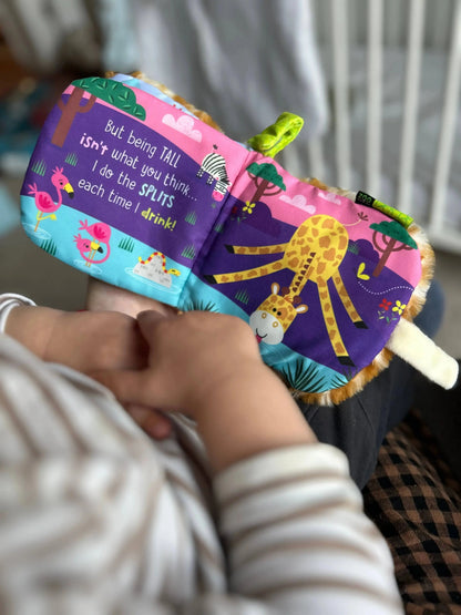 Giraffe Hand-Puppet Cloth Book