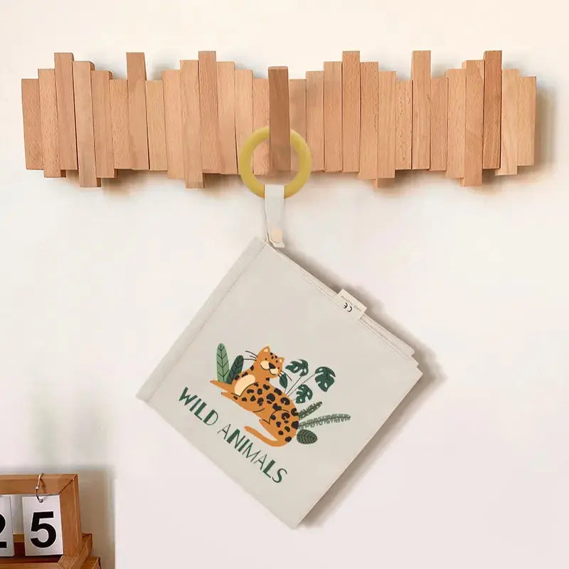 Clevfy Wild Animals Fabric Baby Book