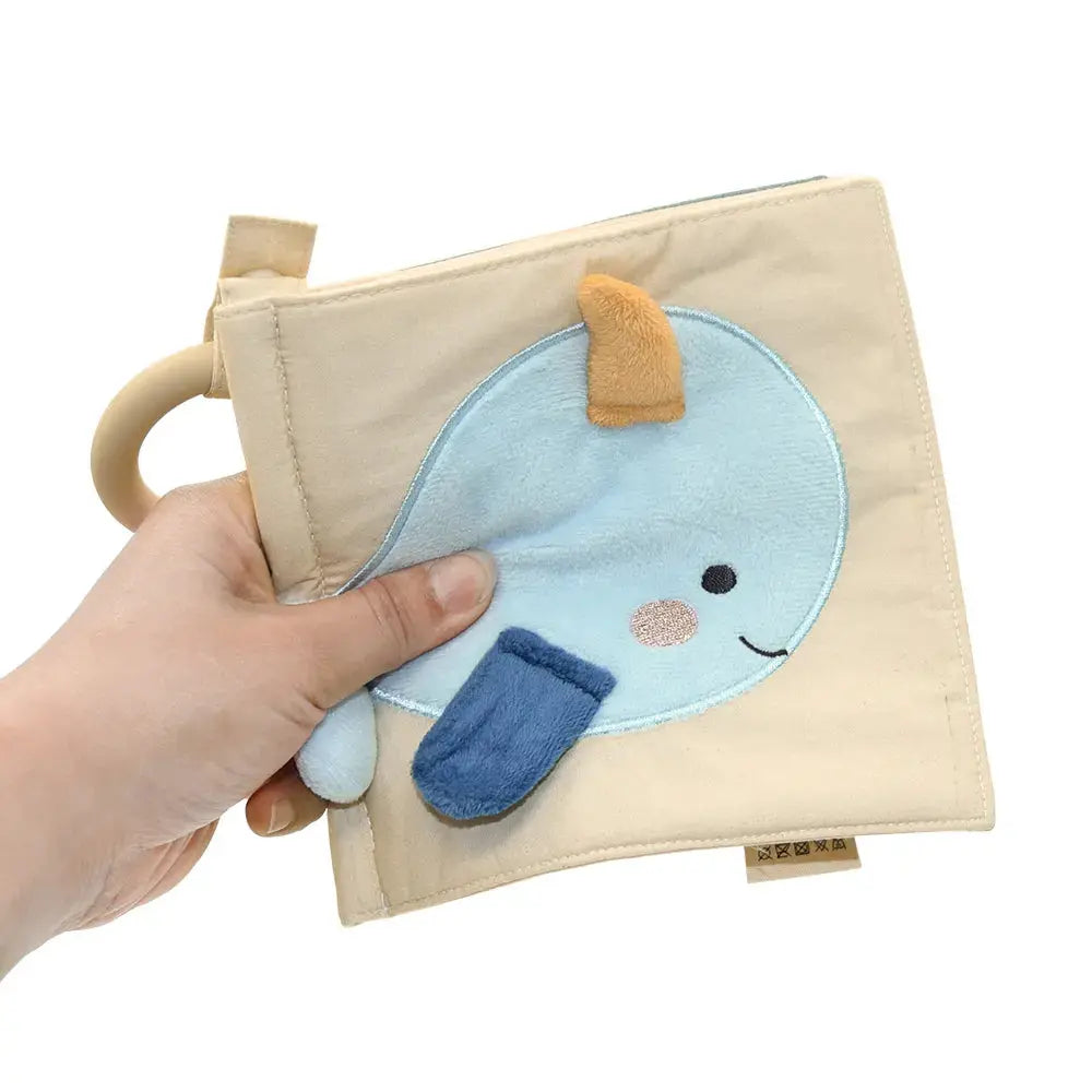 Clevfy Ocean Friends Fabric Baby Book