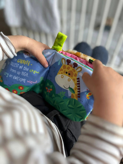 Giraffe Hand-Puppet Cloth Book